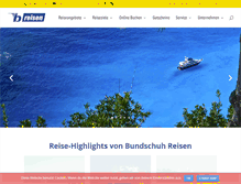 Tablet Screenshot of bundschuh-reisen.com